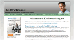 Desktop Screenshot of kredittvurdering.net